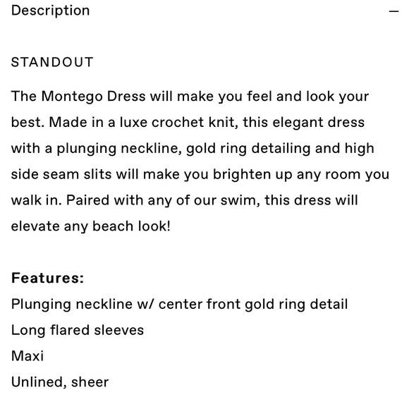 Monday Swimwear Black Montego Dress - Picture 3 of 4